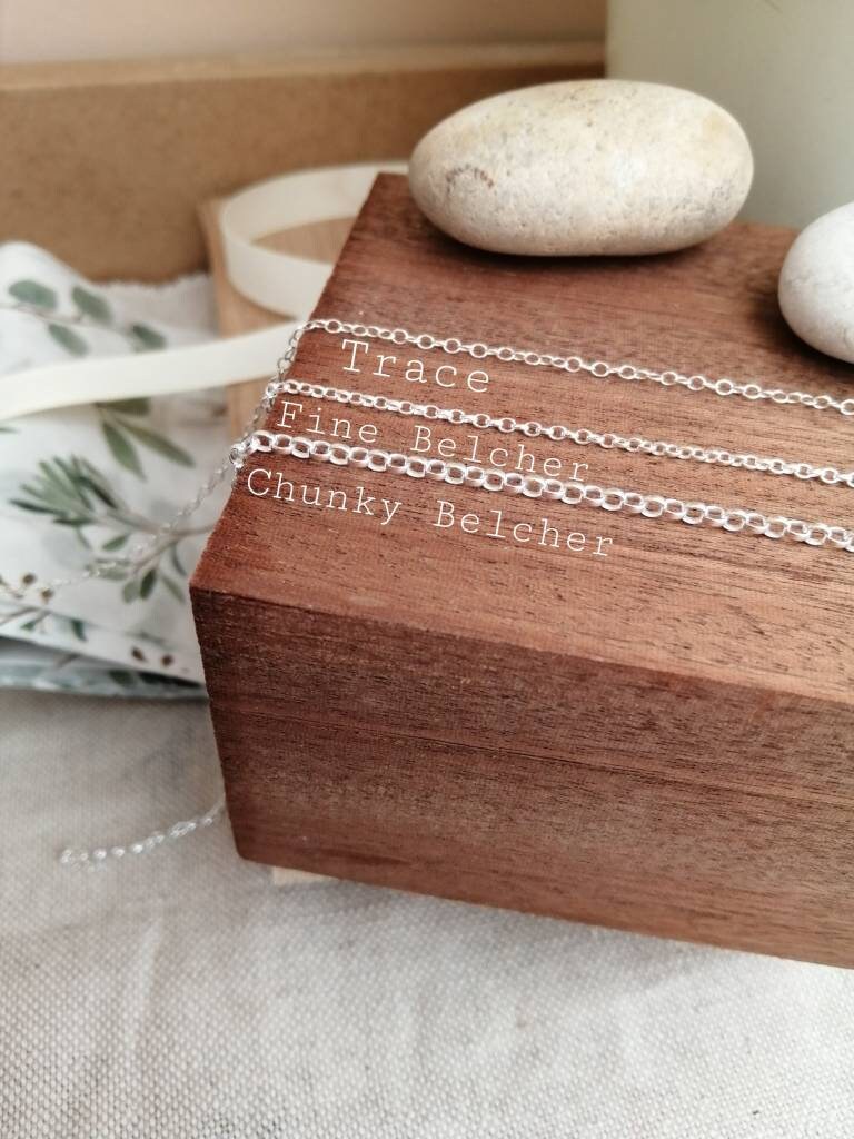 Personalised Silver Heart Necklace