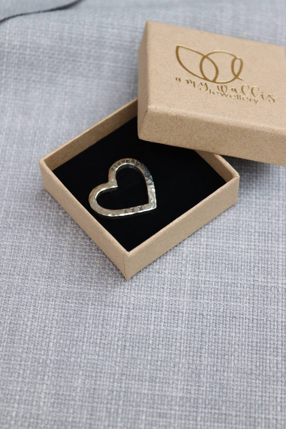 Personalised Silver Heart Necklace