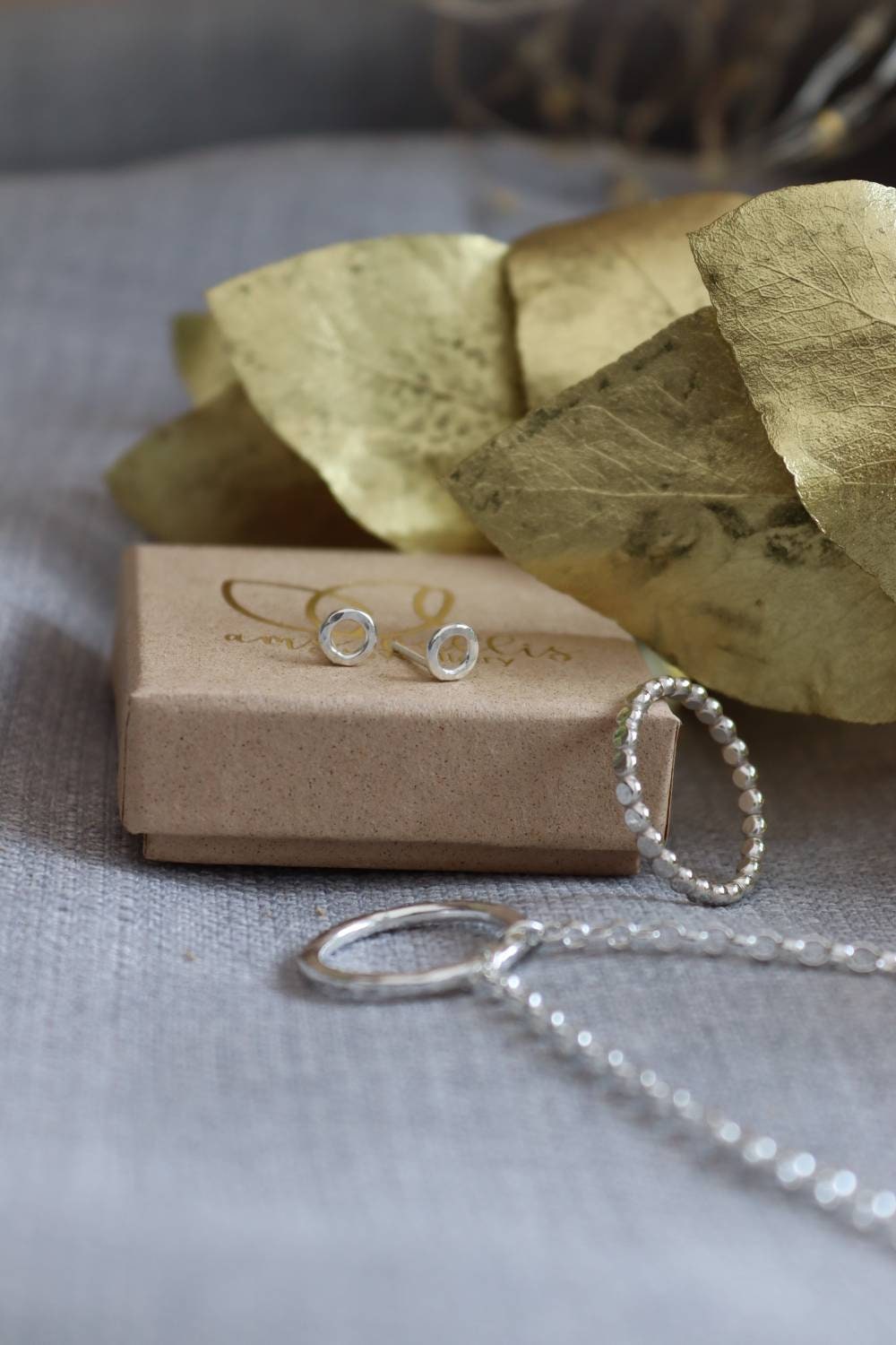 Silver Eternity Ring Necklace