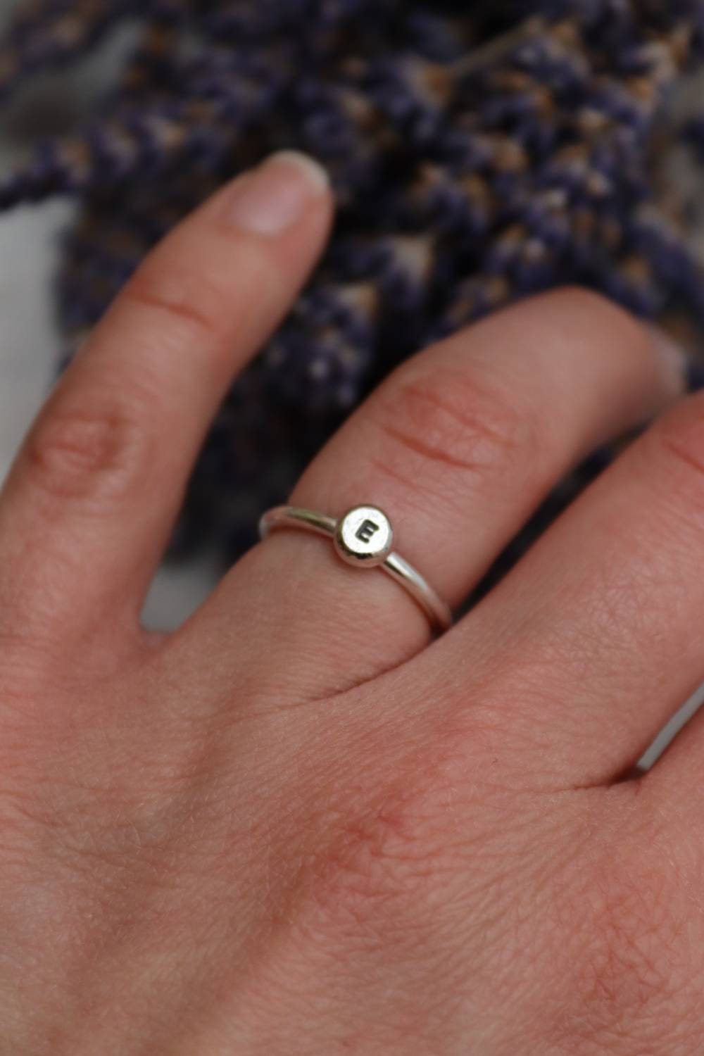 Personalised Initial Ring