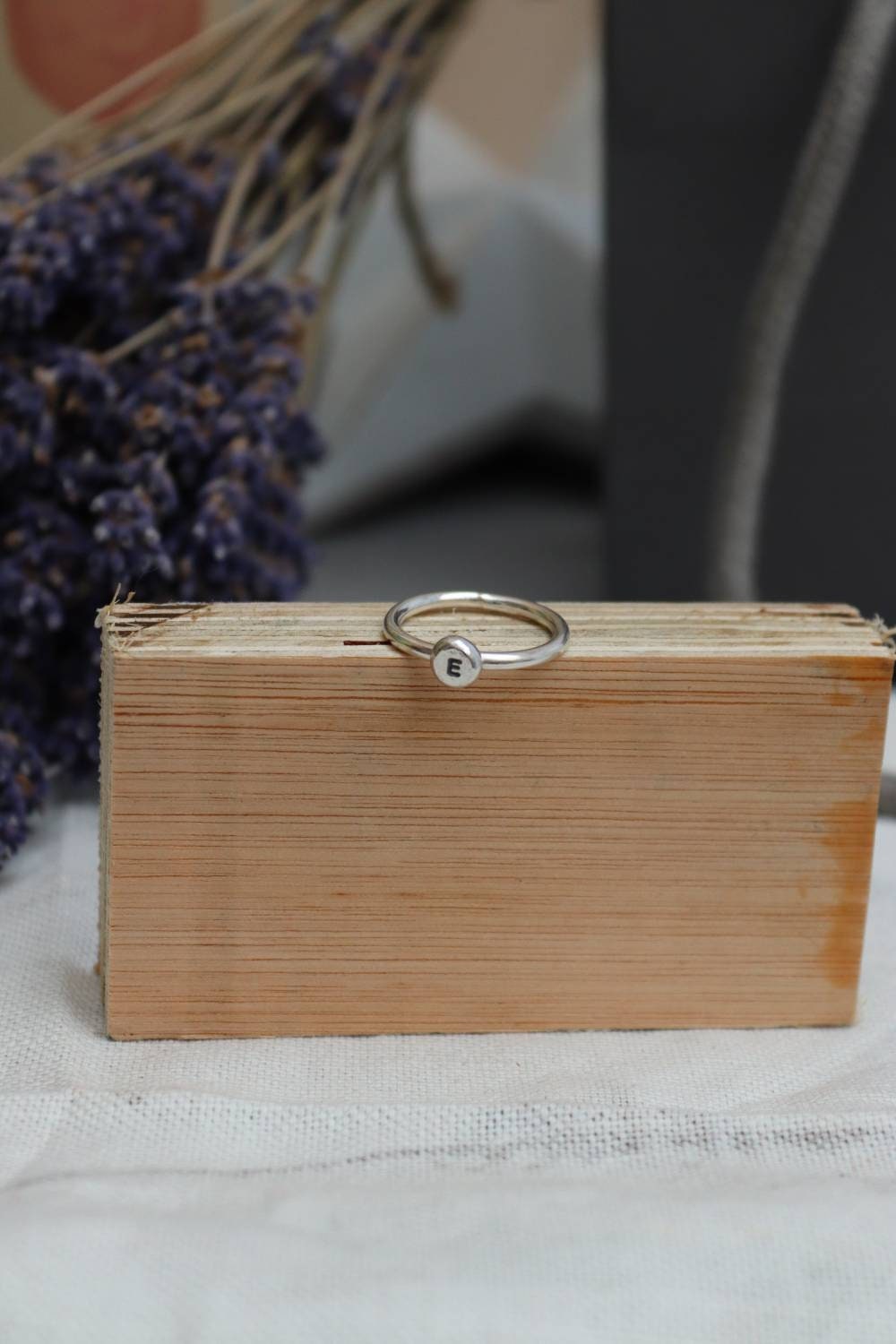 Personalised Initial Ring