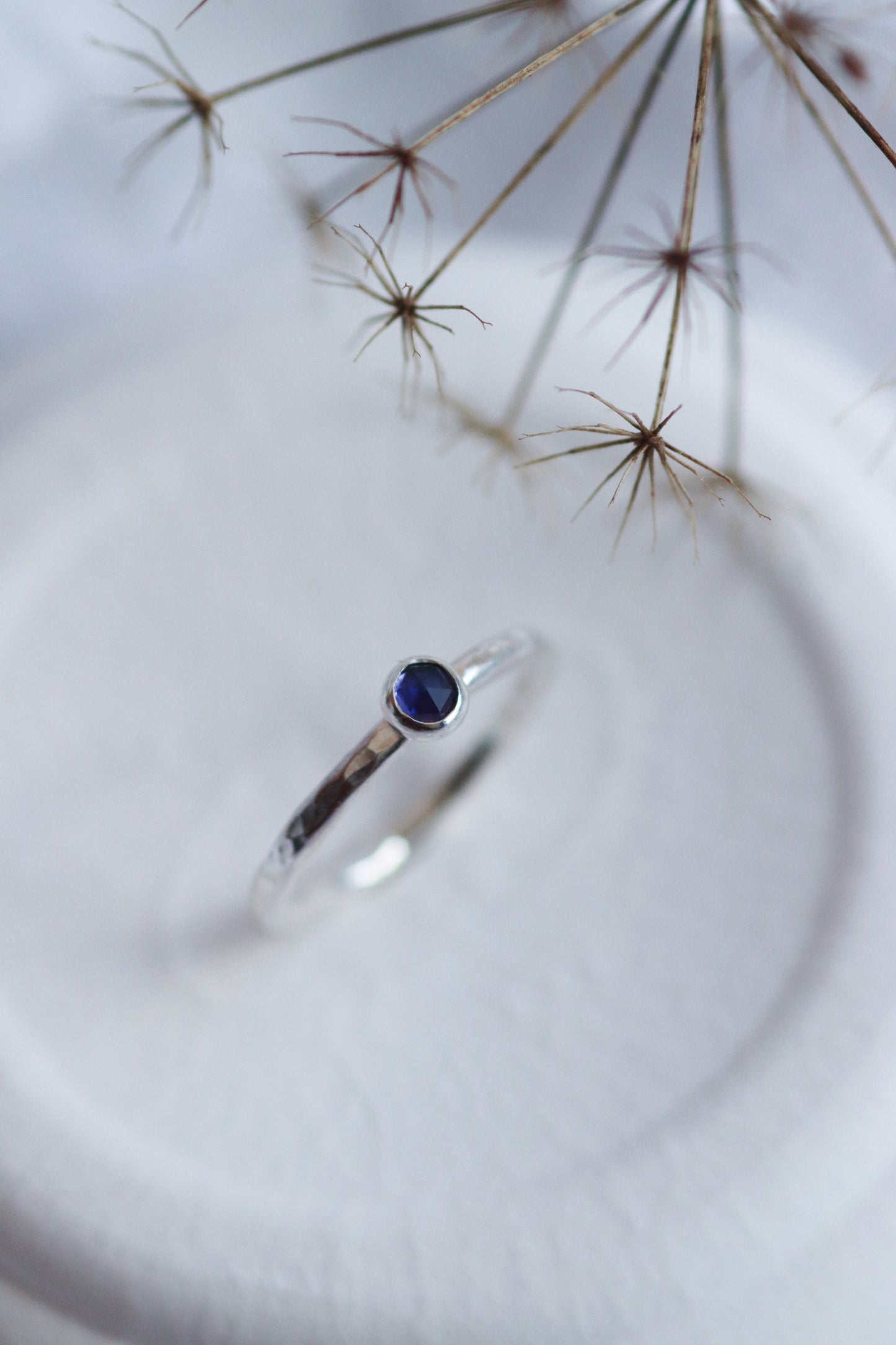Iolite Stacking Ring Size M