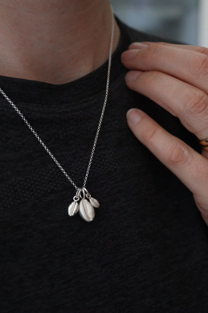 Marazion Mummy & Baby Silver Cowrie Charms