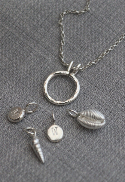 Keeper Pendant, Silver Charm Necklace