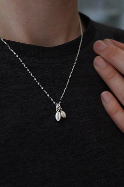 Marazion Mummy & Baby Silver Cowrie Charms