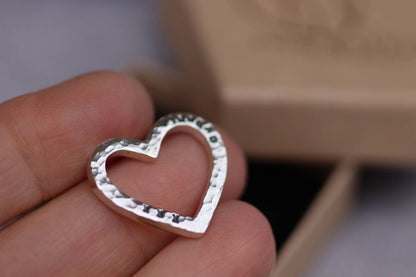 Personalised Silver Heart Necklace